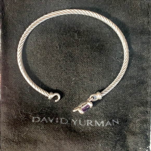 David Yurman Bracelet with Amethyst and Diamonds. - Picture 6 of 6